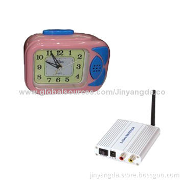 2.4GHz wireless mini clock camera and receiver